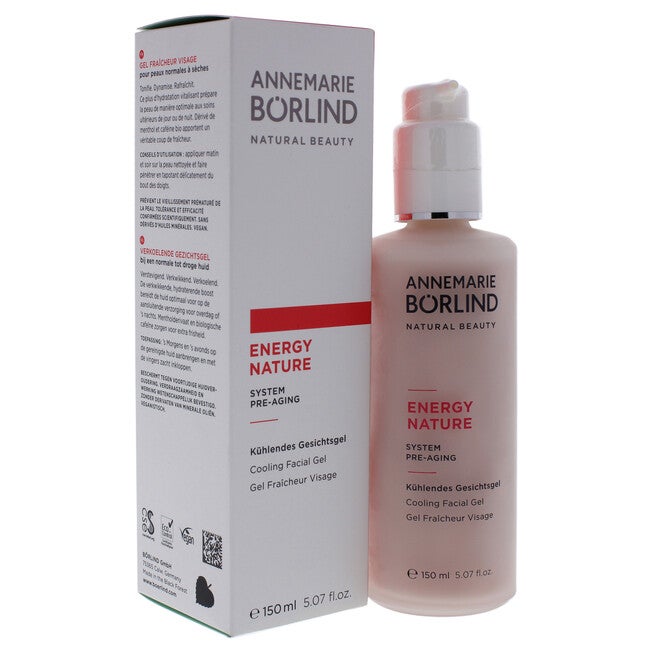 Energynature System Pre-Aging Cooling Facial Gel by Annemarie Borlind for Unisex - 5.07 oz Gel, See Description, alternate image number 2
