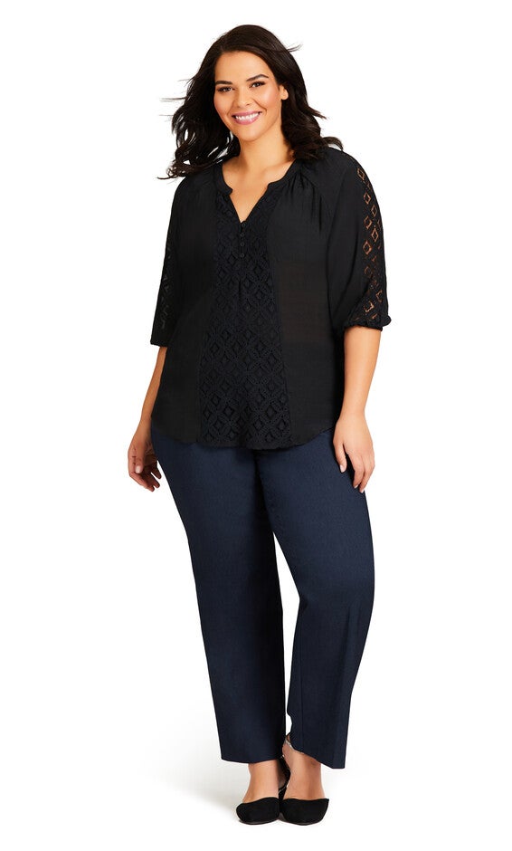 Super Stretch Bootcut Pant Indigo - average, Blue, hi-res image number 0