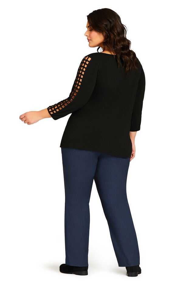 Super Stretch Zip Pant Indigo - average, , alternate image number 2