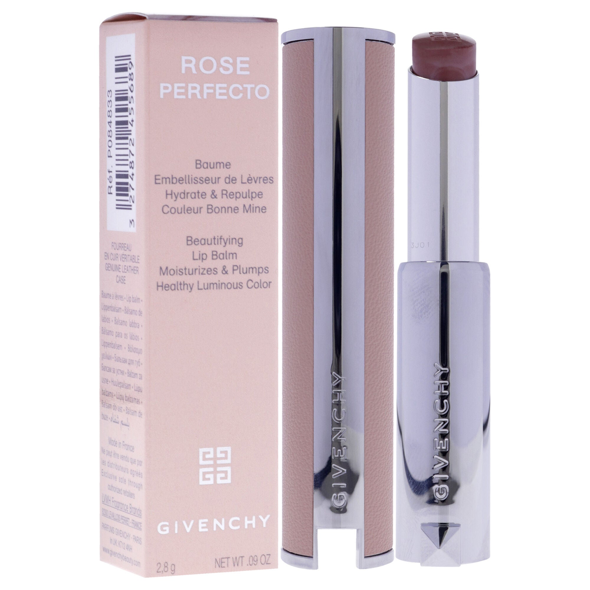 Rose Perfecto Beautifying Lip Balm - 110 Milky Nude by Givenchy for Women - 0.09 oz Lip Balm, , alternate image number 7