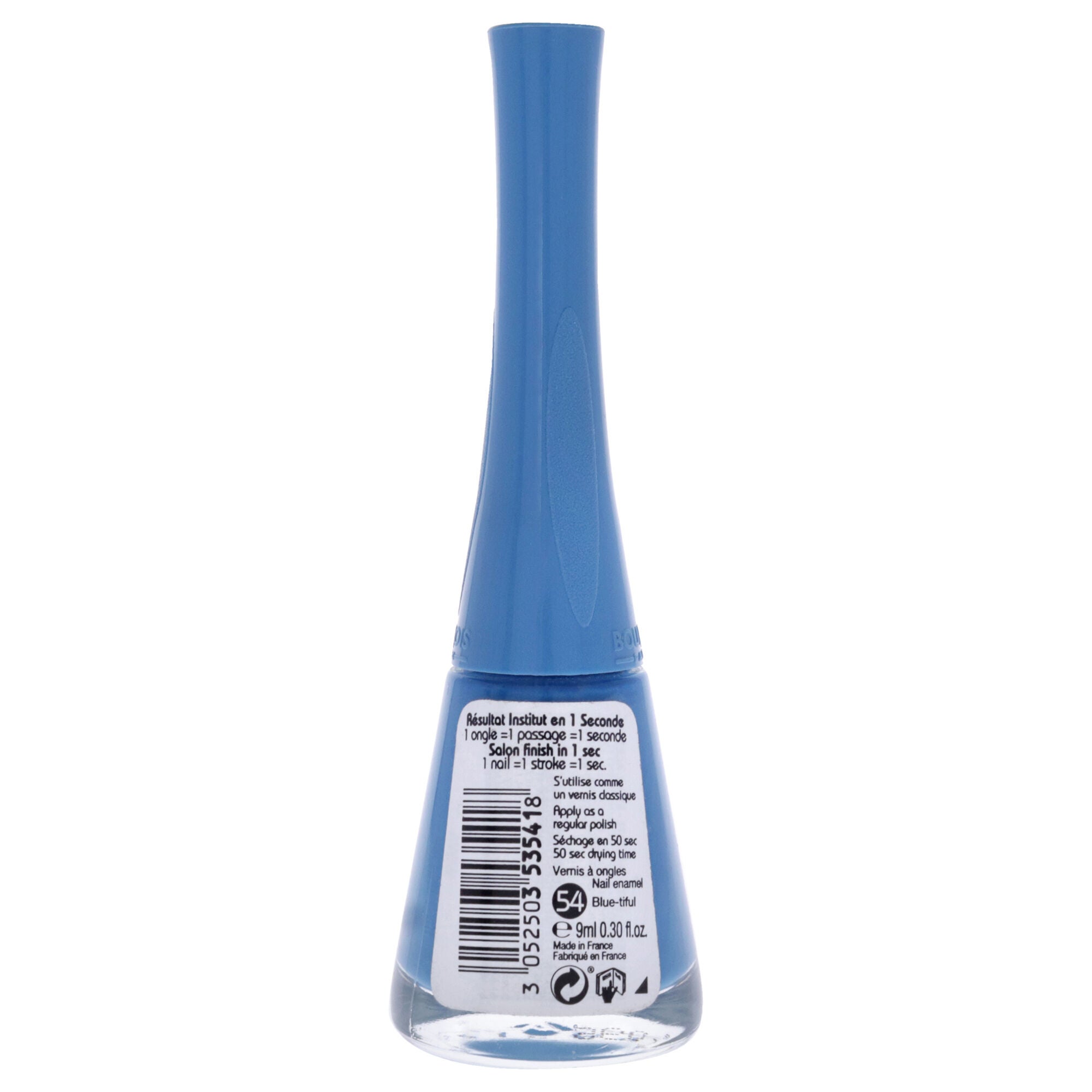 1 Seconde - 54 Blue-Tiful by Bourjois for Women - 0.3 oz Nail Polish, See Description, alternate image number 1