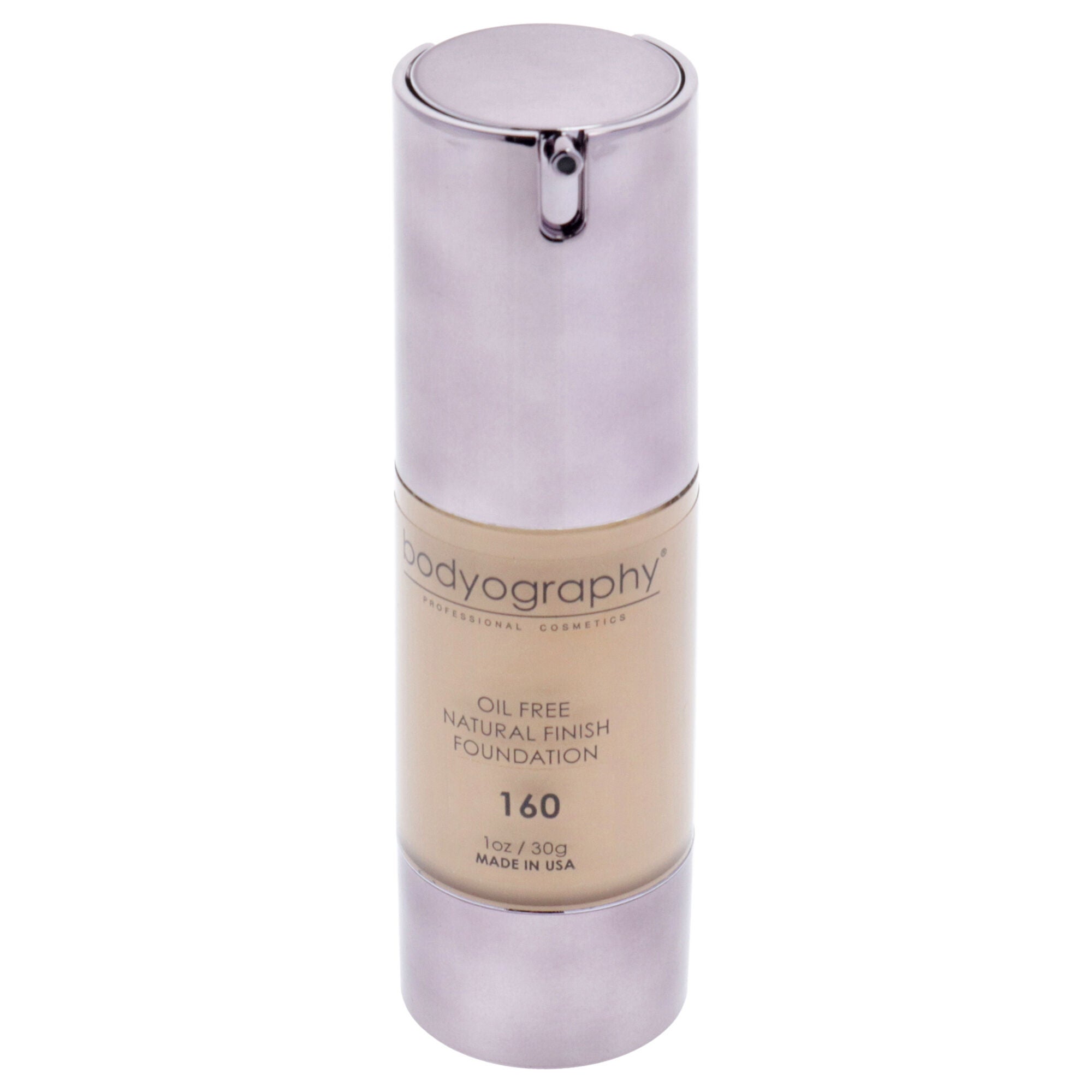 Natural Finish Foundation - 160 Medium Neutral by Bodyography for Women - 1 oz Foundation, See Description, alternate image number 3