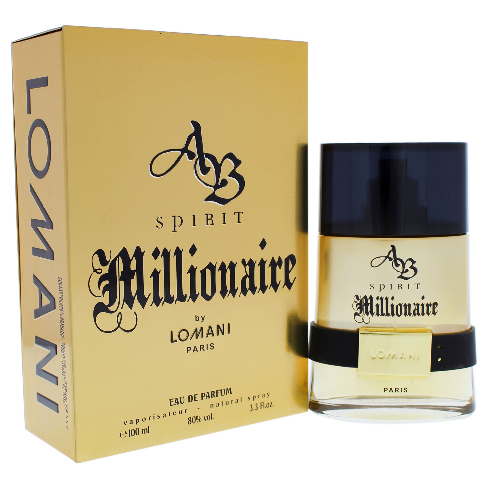 AB Spirit Millionaire by Lomani for Men - 3.3 oz EDP Spray, See Description, alternate image number 1