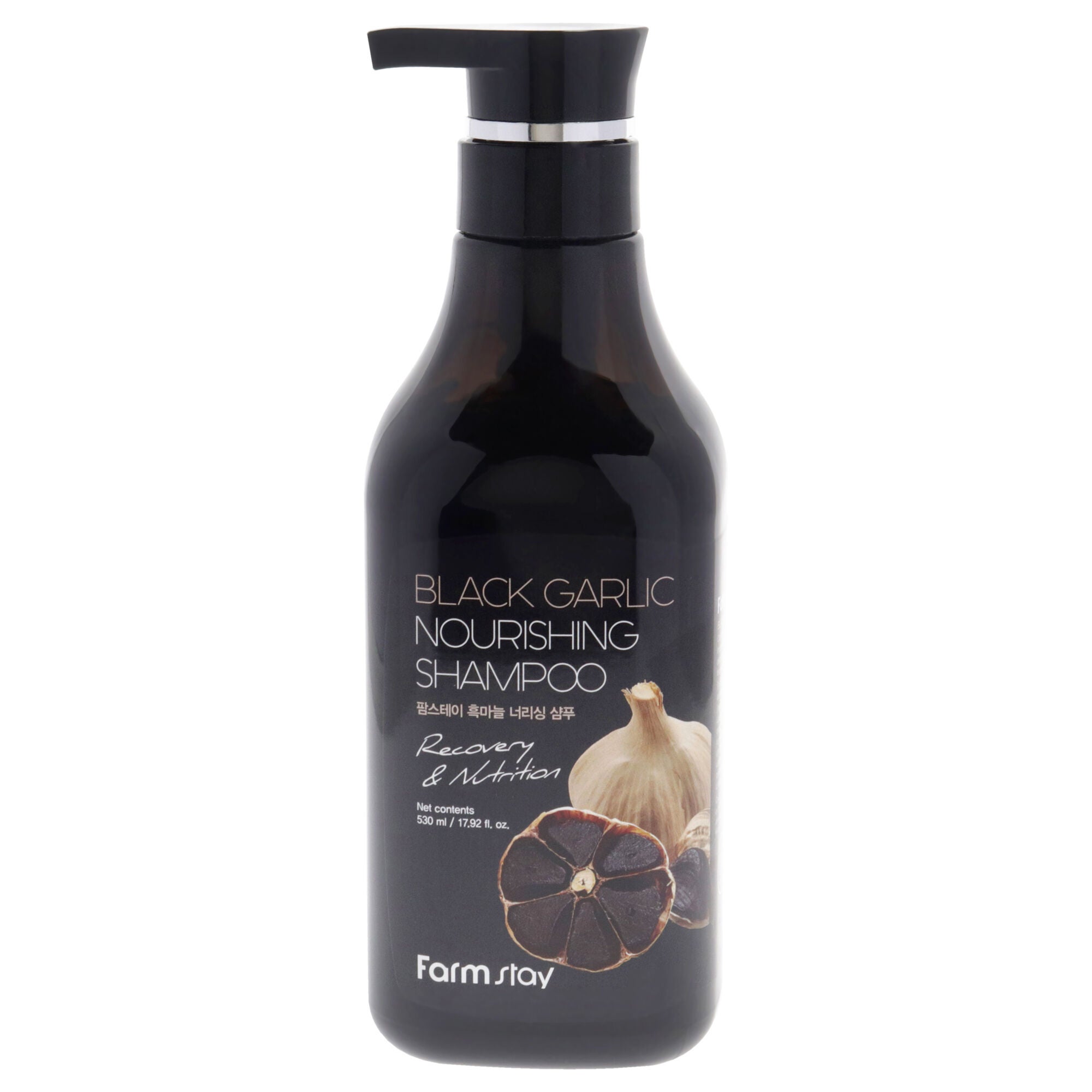 Black Garlic Nourishing Shampoo by FarmStay for Women - 17.92 oz Shampoo, See Description, hi-res image number 0