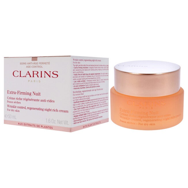 Extra Firming Night Cream - Dry Skin by Clarins for Unisex - 1.6 oz Cream, , alternate image number 7