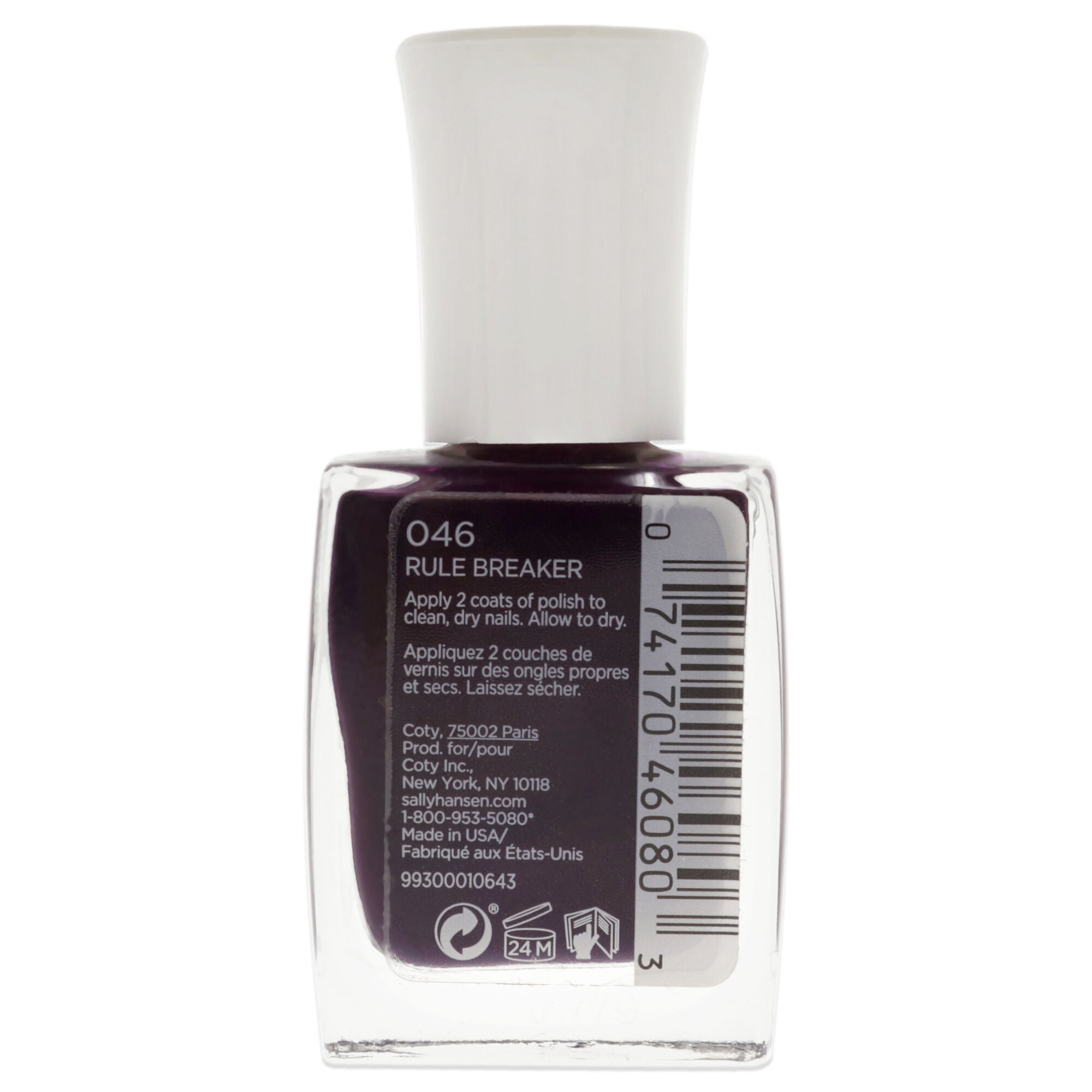 Mega Strength Nail Color - 046 Rule Breaker by Sally Hansen for Women - 0.4 oz Nail Polish, See Description, alternate image number 1