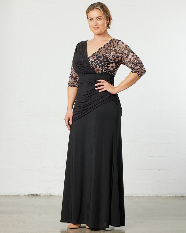 Soiree Evening Gown, Rose Gold, hi-res image number null