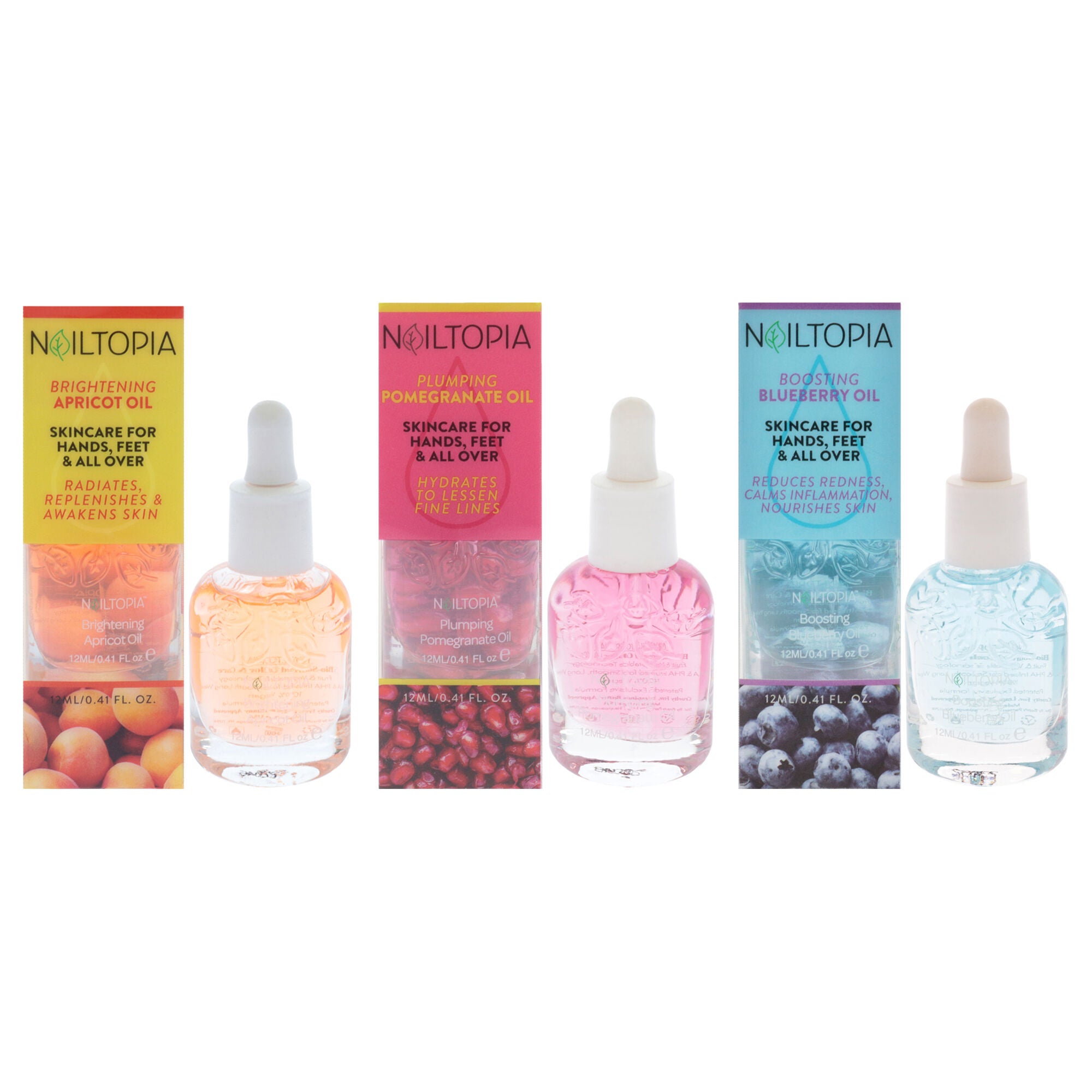 Nailtopia Fresh Oil Kit by Nailtopia for Women - 3 Pc Kit, See Description, hi-res image number 0