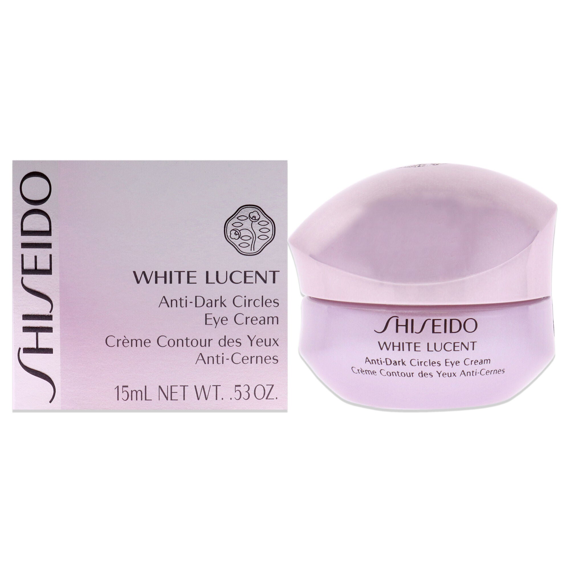 White Lucent Anti-Dark Circles Eye Cream by Shiseido for Unisex - 0.53 oz Cream, See Description, hi-res image number 0