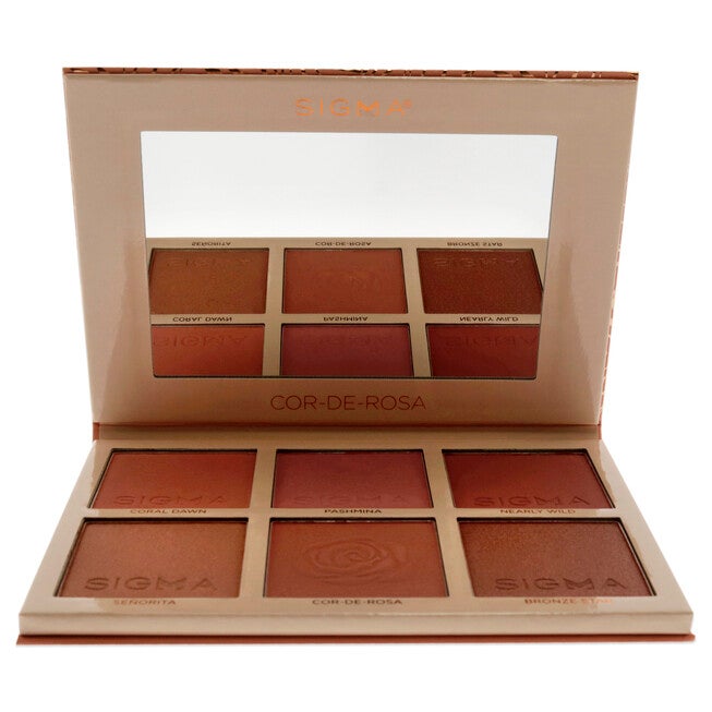 Cor-De-Rosa Blush Palette by SIGMA for Women - 0.88 oz Blush, , alternate image number 1