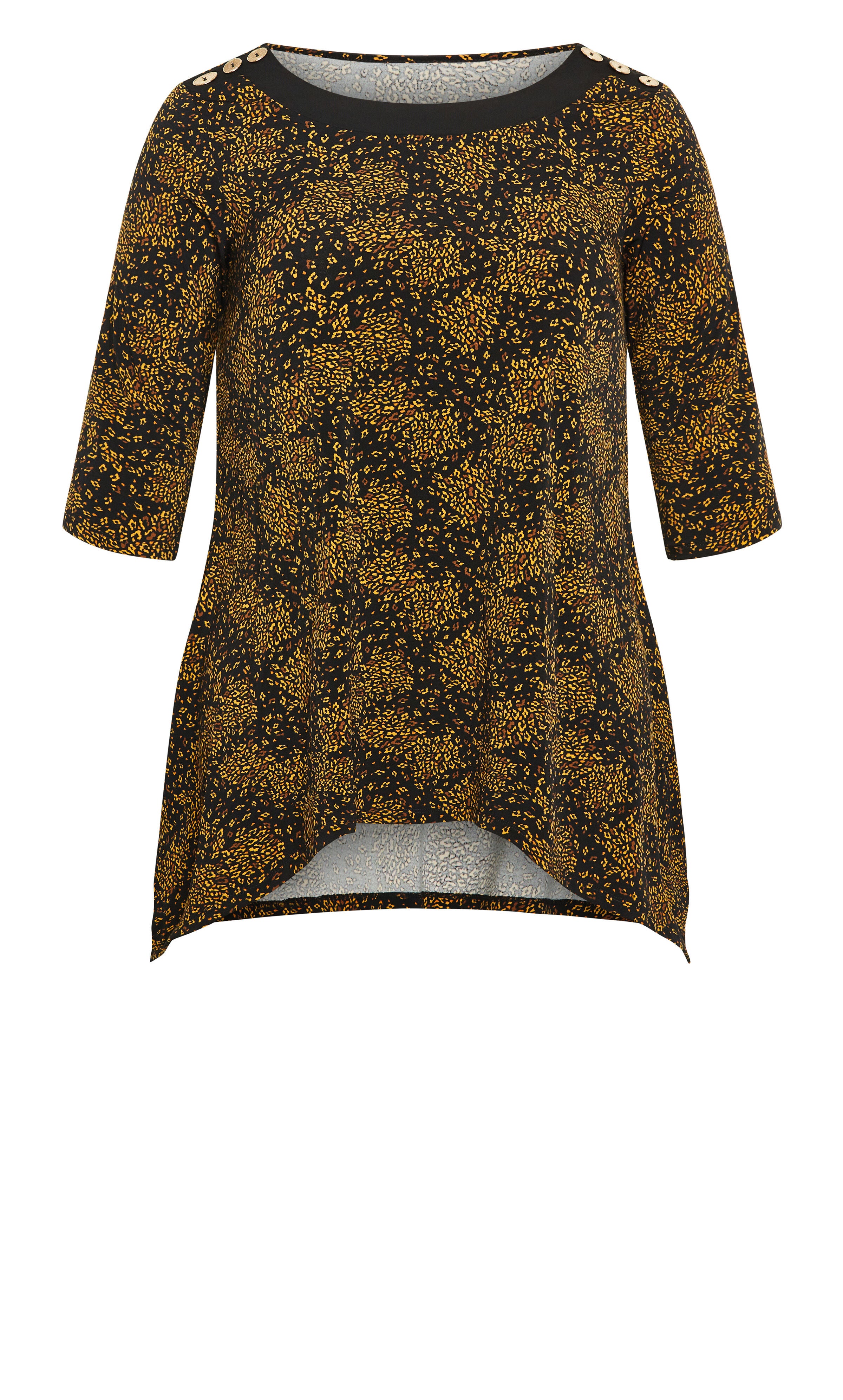Pamela Print Tunic - gold, , alternate image number 4