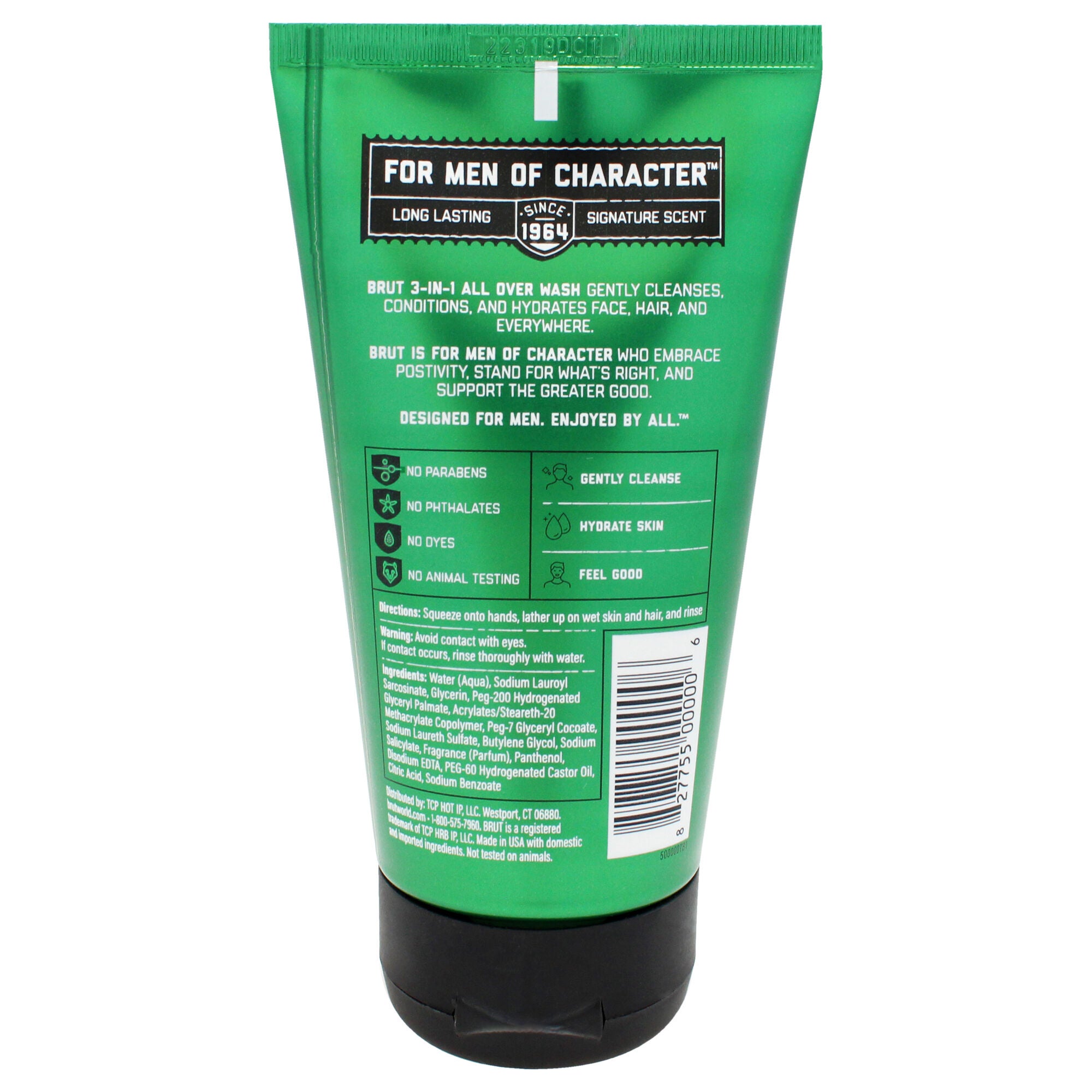 Classic Scent 3 In 1 All Over Wash by Brut for Men - 5 oz Body Wash, See Description, alternate image number 1