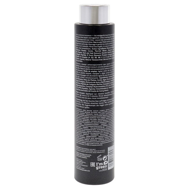 Platinum and Diamonds Luxurious Shampoo by Miriam Quevedo for Unisex - 8.5 oz Shampoo, See Description, alternate image number 2