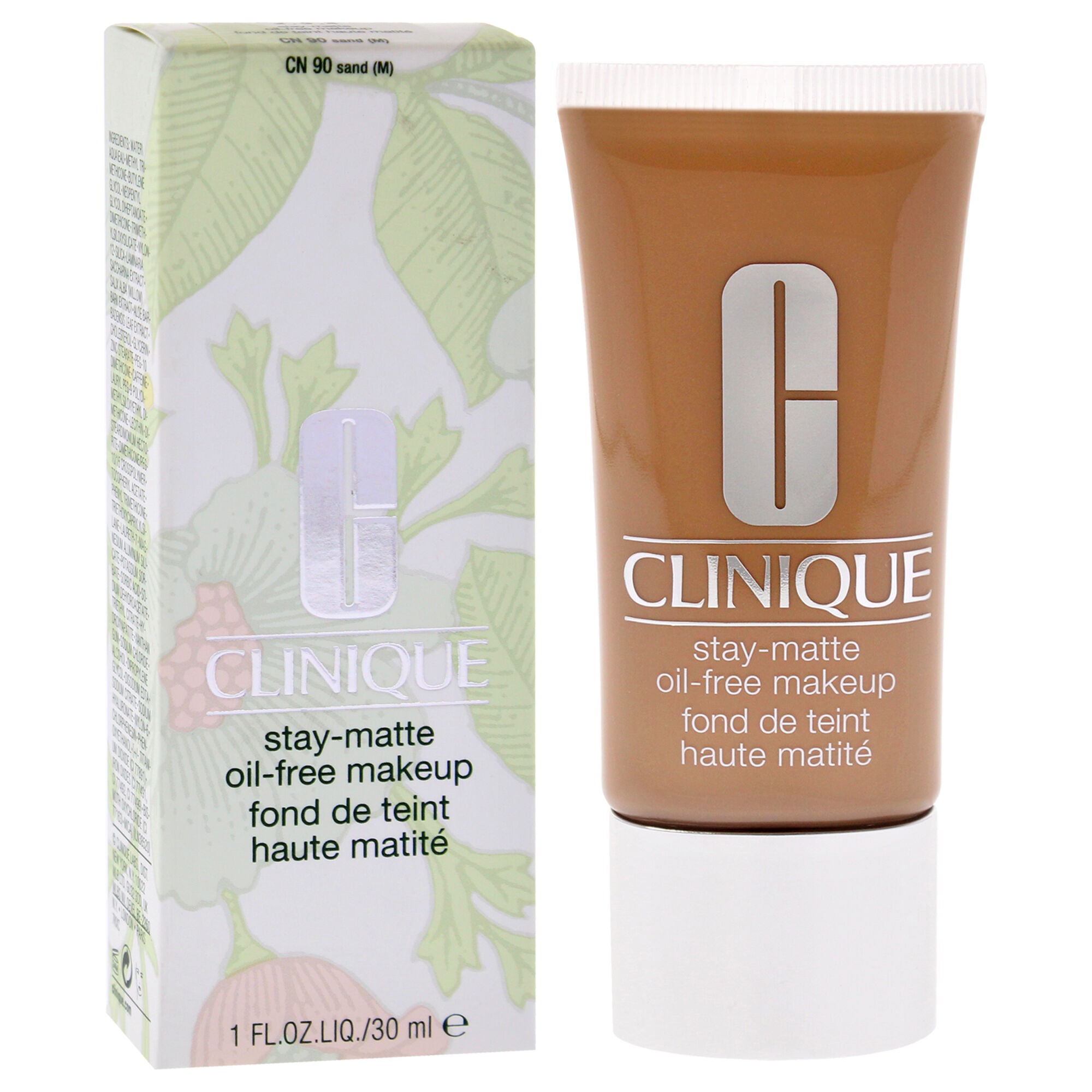 Stay-Matte Oil-Free Makeup - 19 Sand (M-N) - Dry Combination To Oily by Clinique for Women - 1 oz Makeup, See Description, alternate image number 1