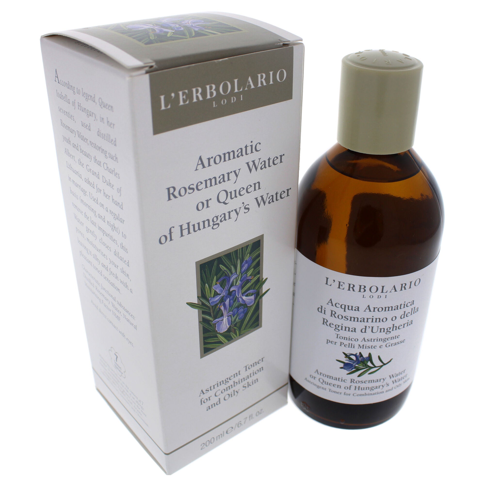 Aromatic Water - Rosemary by LErbolario for Women - 6.7 oz Toner, , alternate image number 7