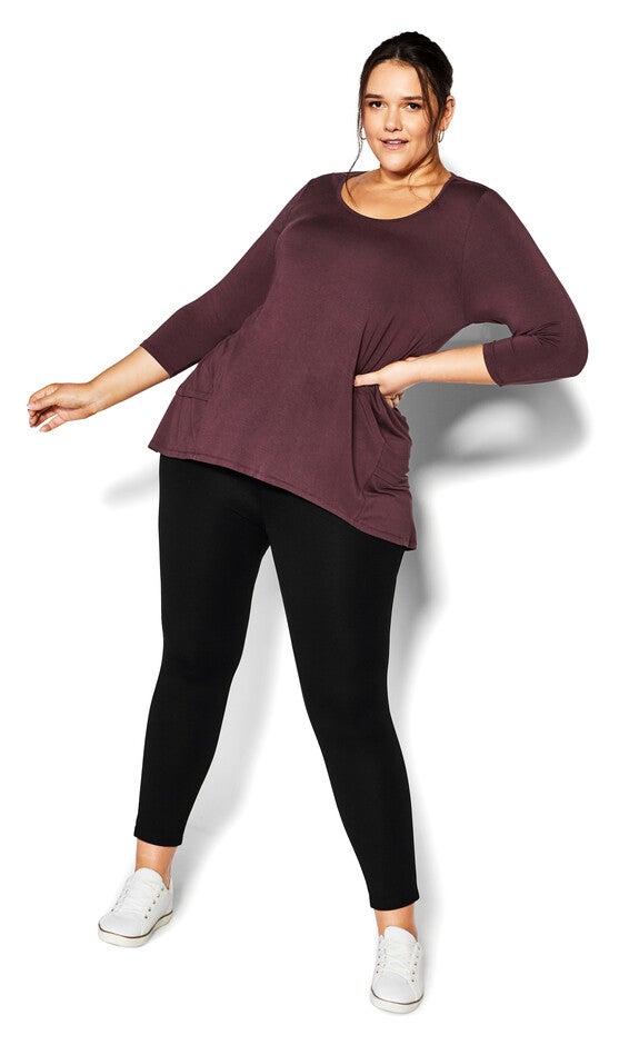 Pull On Ponte Pant Black - petite, , alternate image number 4