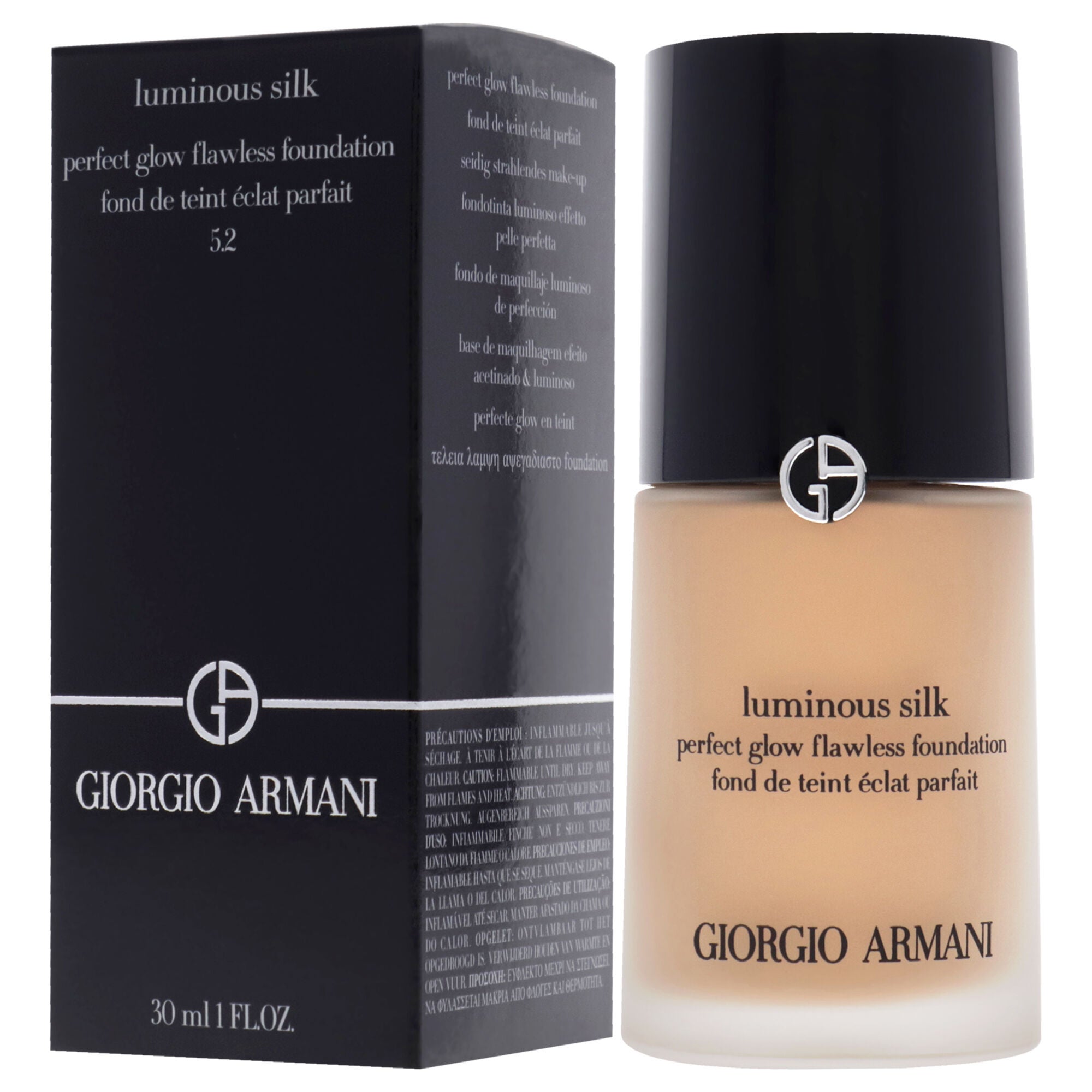 Luminous Silk Foundation - 5.2 Light to Medium Peach by Giorgio Armani for Women - 1 oz Foundation, , alternate image number 8