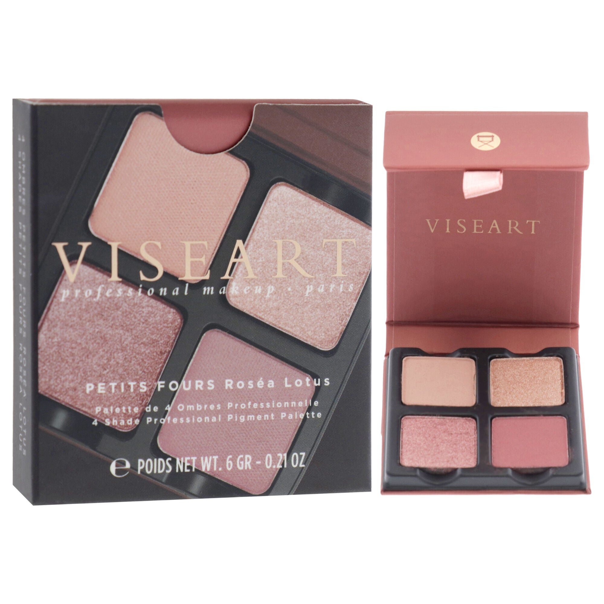 Petits Fours Eyeshadow Palette - Rosea Lotus by Viseart Paris for Women - 0.21 oz Eye Shadow, See Description, alternate image number 2