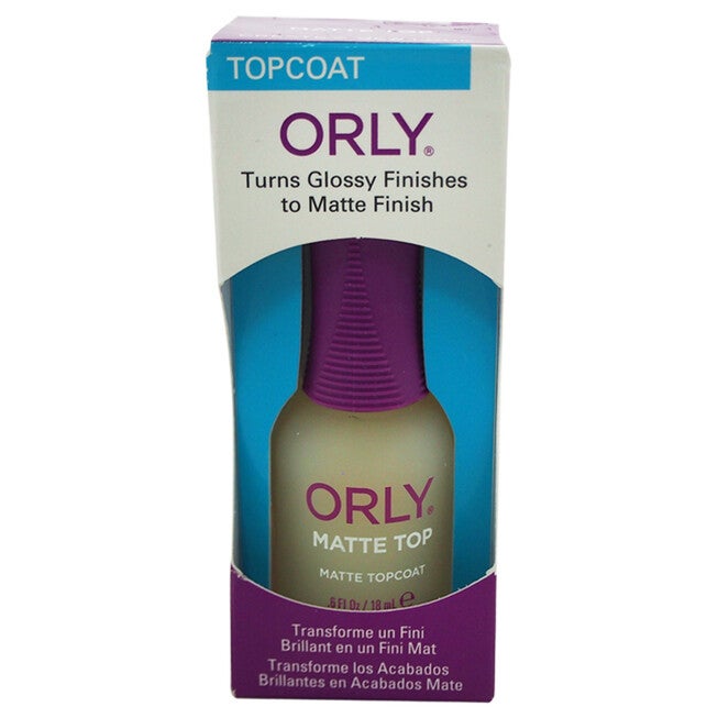 Matte Top - Matte TopCoat by Orly for Women - 0.6 oz Nail Polish, See Description, hi-res image number 0