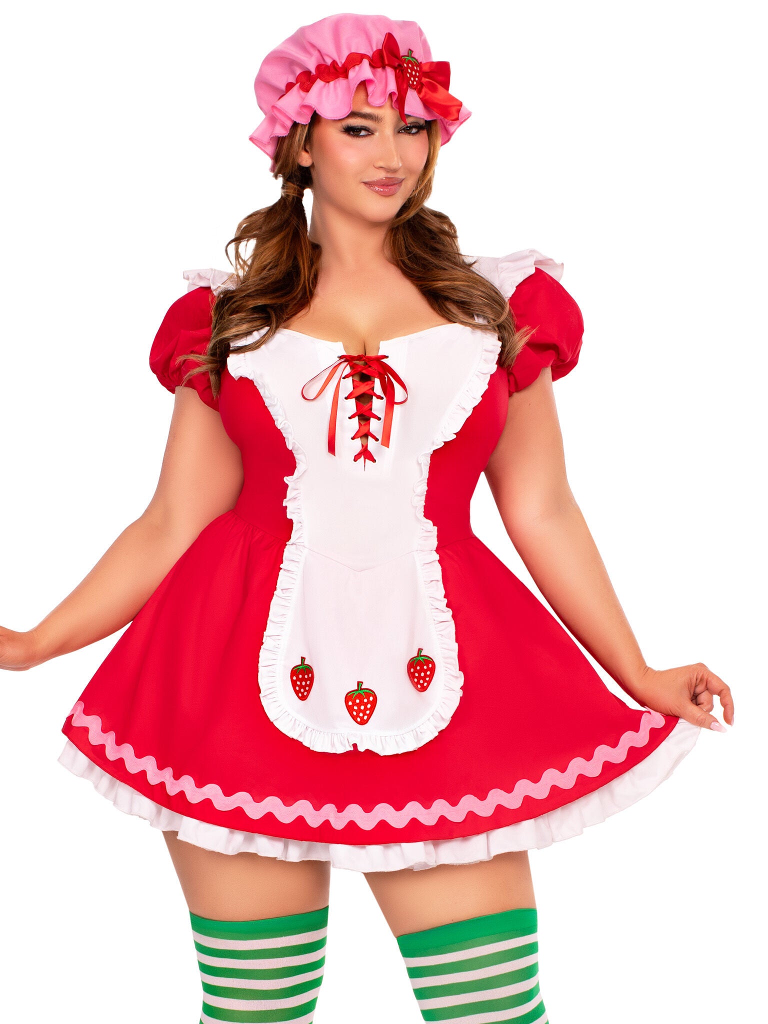Strawberry Cutie Costume, Red, hi-res image number 0