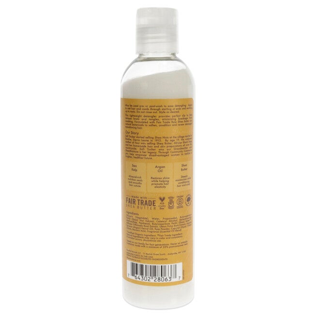 Raw Shea Butter Extra-Moisture Detangler by Shea Moisture for Unisex - 8 oz Detangler, See Description, alternate image number 1