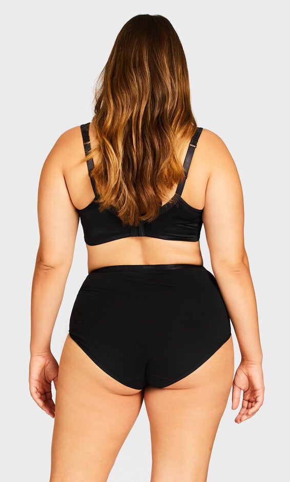 Basic Cotton Brief - black, , alternate image number null