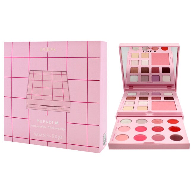 Pupart M Make-Up Palette - 002 Pink by Pupa Milano for Women - 0.66 oz Makeup, See Description, alternate image number 3