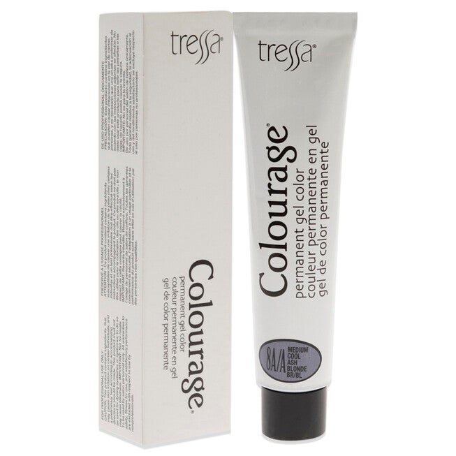 Colourage Permanent Gel Color - 8AA Medium Cool Ash Blonde by Tressa for Unisex - 2 oz Hair Color, , alternate image number 6