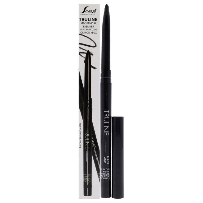 Truline Mechanical Eye Pencil - MP01 Black by Sorme Cosmetics for Women - 0.01 oz Eye Pencil, See Description, hi-res image number 0
