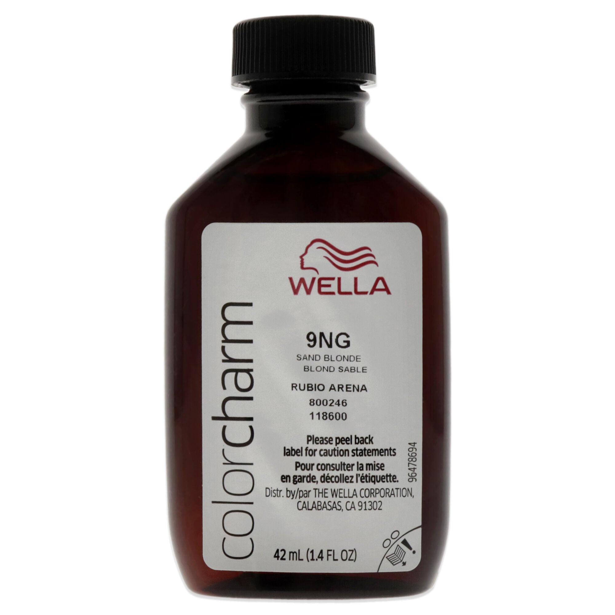Color Charm Permanent Liquid Hair Color - 9NG Sand Blonde by Wella for Unisex - 1.42 oz Hair Color, See Description, alternate image number 1
