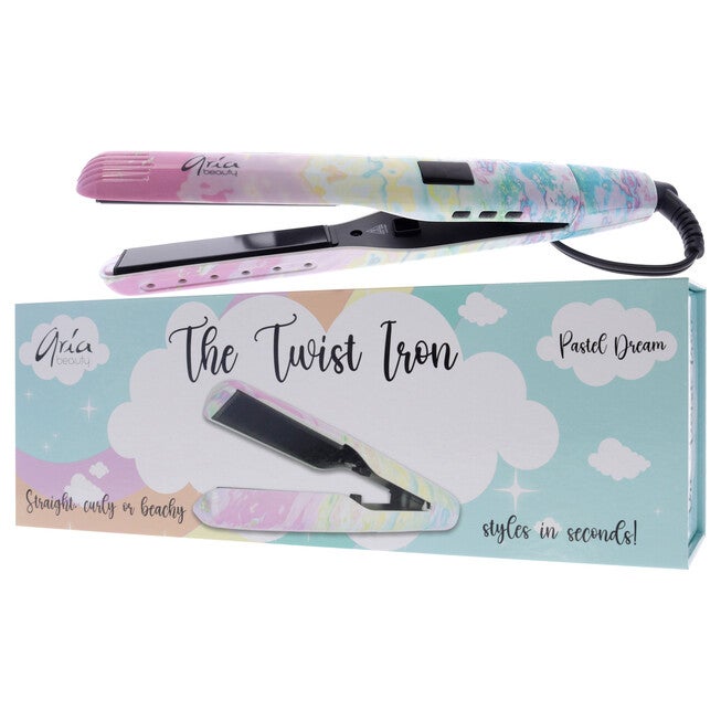 The Twist Flat Iron - Pastel Dream by Aria Beauty for Women - 1 Pc Flat Iron, See Description, alternate image number 3