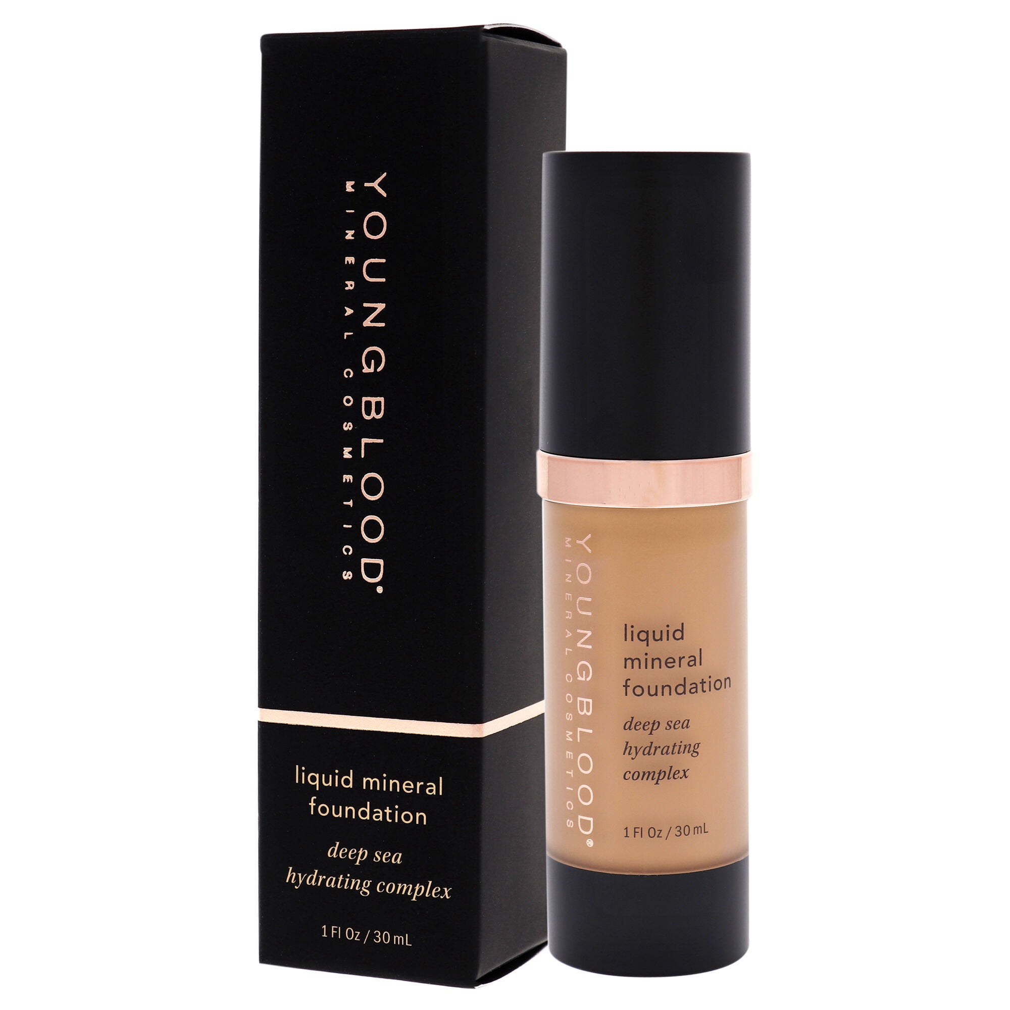 Liquid Mineral Foundation - Capri by Youngblood for Women - 1 oz Foundation, See Description, alternate image number 3