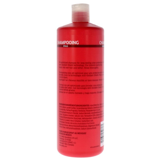 Invigo Brilliance Shampoo For Coarse Hair by Wella for Unisex - 33.8 oz Shampoo, , alternate image number null