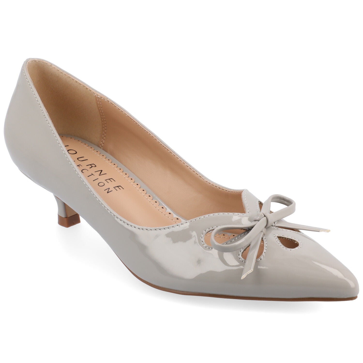 Women's Lutana Kitten Heel, Grey, hi-res image number 0