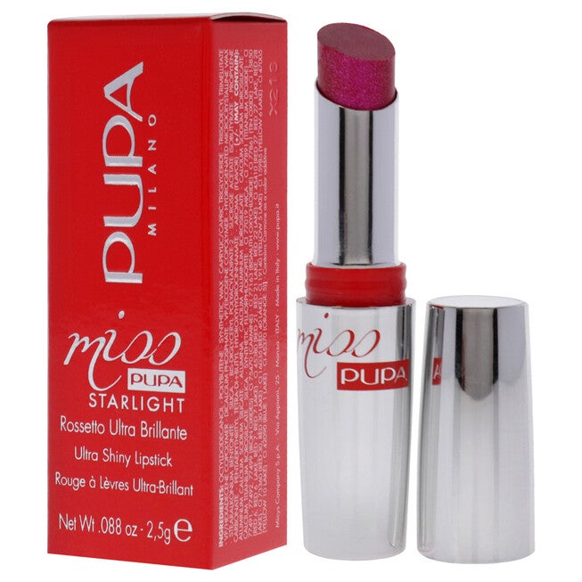 Miss Pupa Starlight Ultra-Shiny Lipstick - 706 Pretty Elizabeth by Pupa Milano for Women - 0.88 oz Lipstick, See Description, alternate image number 3