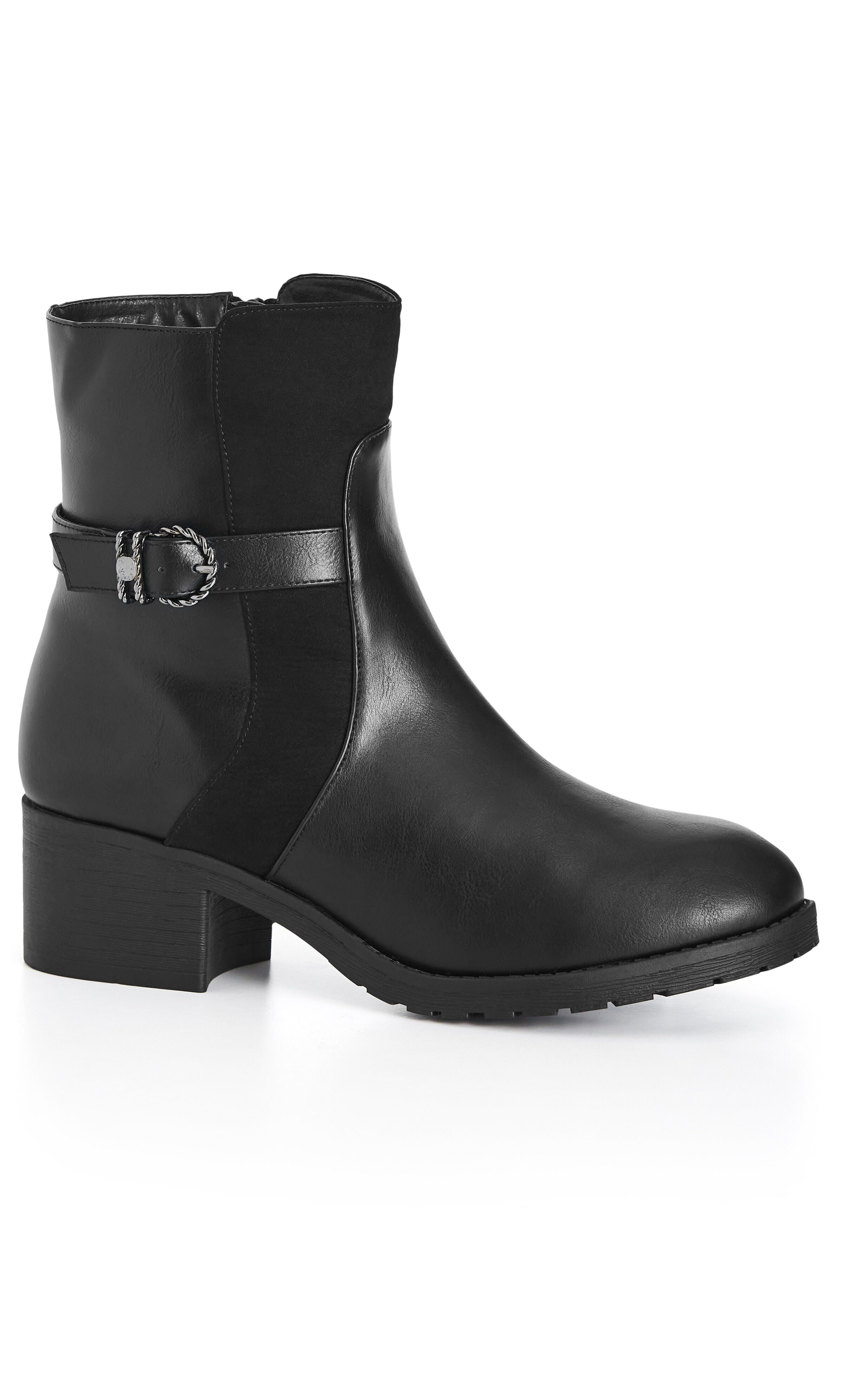 WIDE FIT Thea Ankle Boot - black, Black, hi-res image number 0
