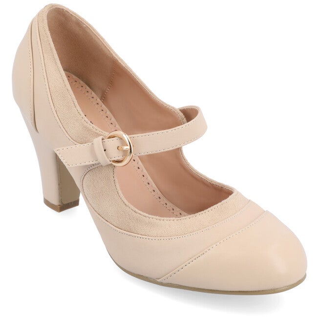 Women's Medium and Wide Width Siri Pumps, Bone, hi-res image number null
