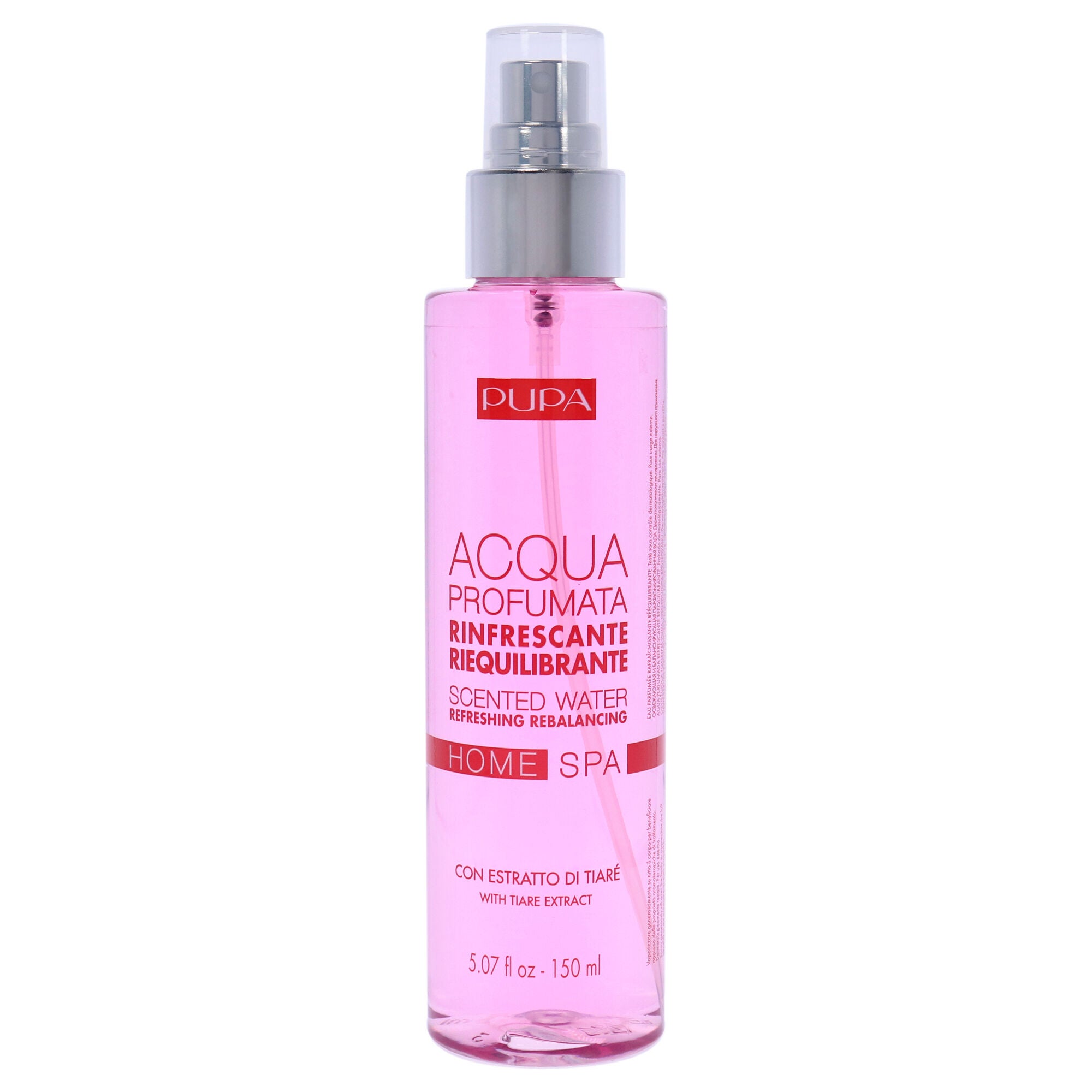 Home Spa Refreshing Rebalancing Scented Water - 007 Tiare Extract by Pupa Milano for Unisex - 5.07 oz Body Mist, See Description, alternate image number 3