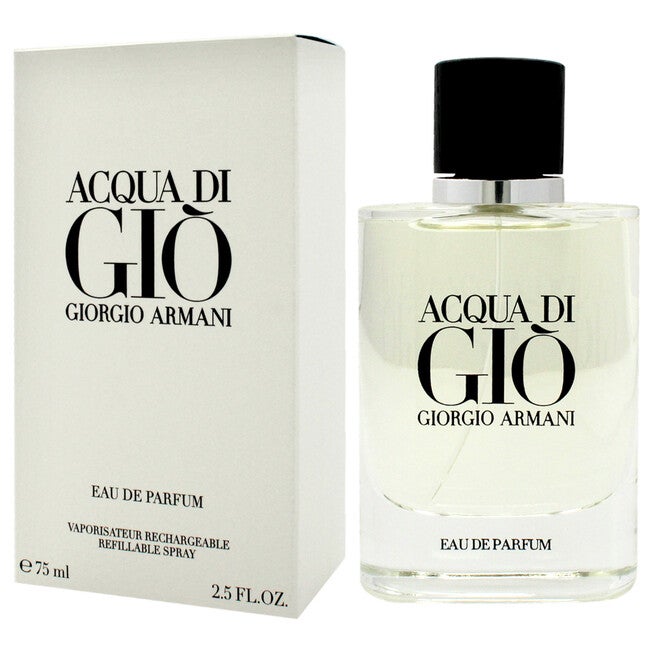Acqua Di Gio by Giorgio Armani for Men - 2.5 oz EDP Spray (Refillable), See Description, alternate image number 3