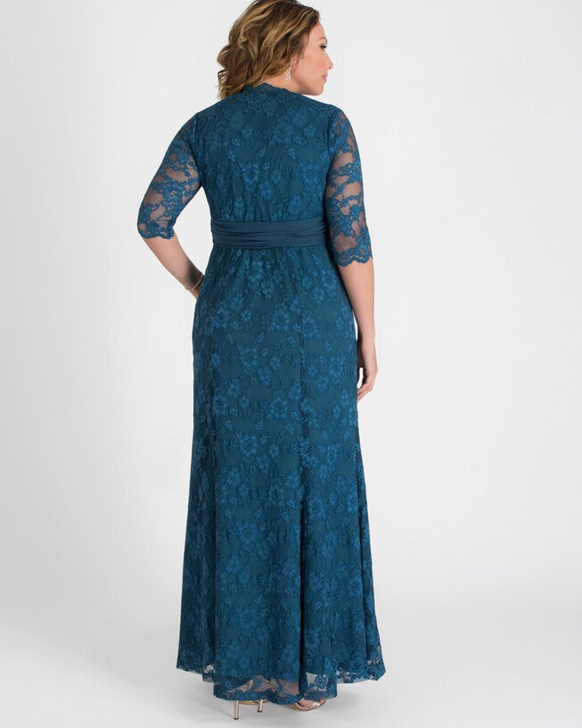 Screen Siren Lace Evening Gown, , alternate image number null
