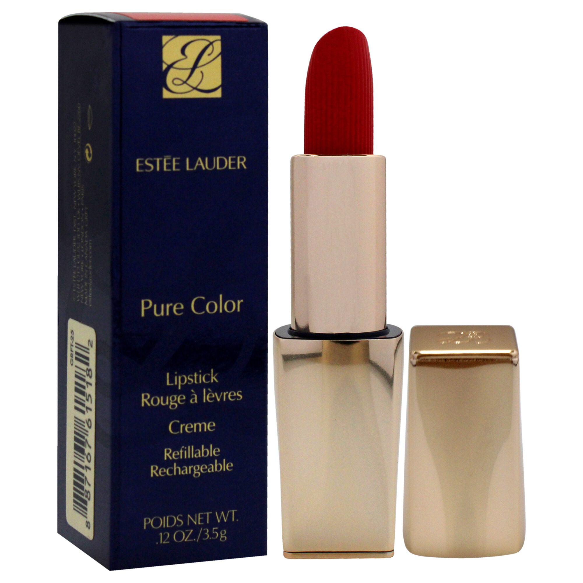 Pure Color Creme Lipstick - 520 Carnal by Estee Lauder for Women - 0.12 oz Lipstick (Refillable), See Description, alternate image number 1