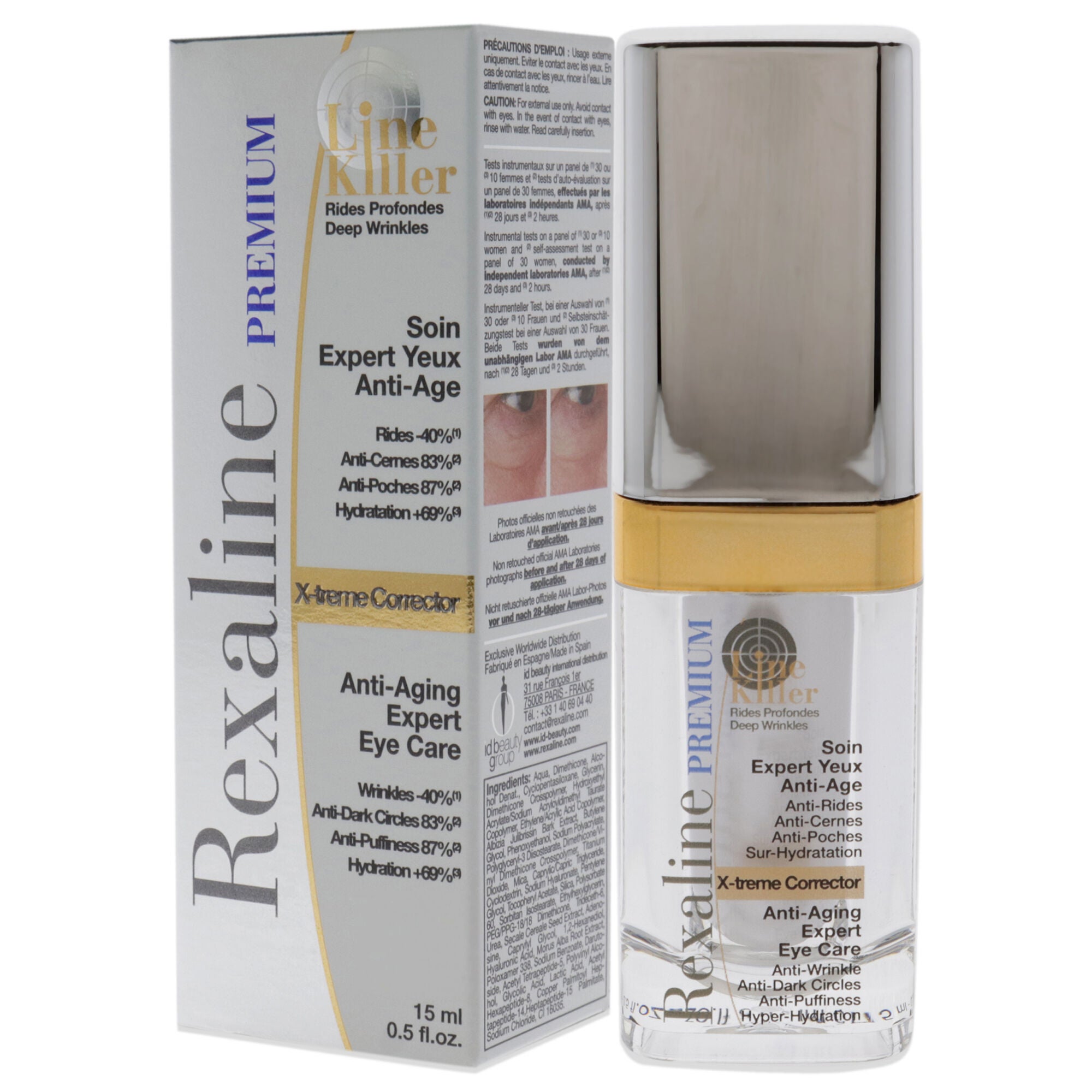 Line Killer X-Treme Corrector Anti-Aging Expert Eye Care by Rexaline for Unisex - 0.5 oz Treatment, , alternate image number 7