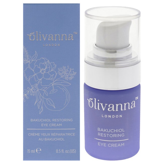 Bakuchiol Restoring Eye Cream by Olivanna for Women - 0.5 oz Cream, See Description, hi-res image number 0
