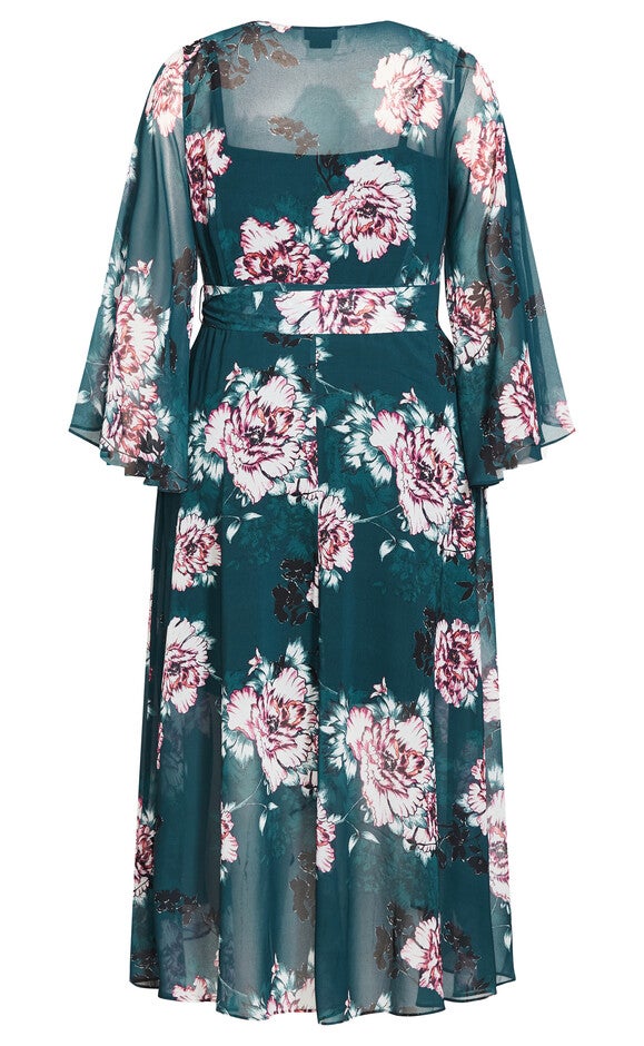 Fleetwood Print Maxi Dress - jade blossom, , alternate image number null