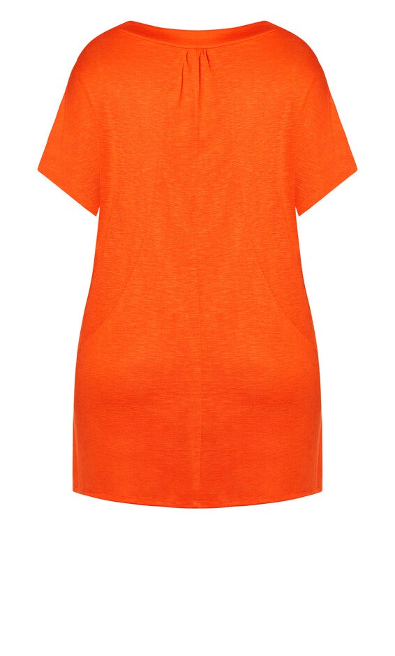 Pocket Pleat Tunic - orange, , alternate image number 5