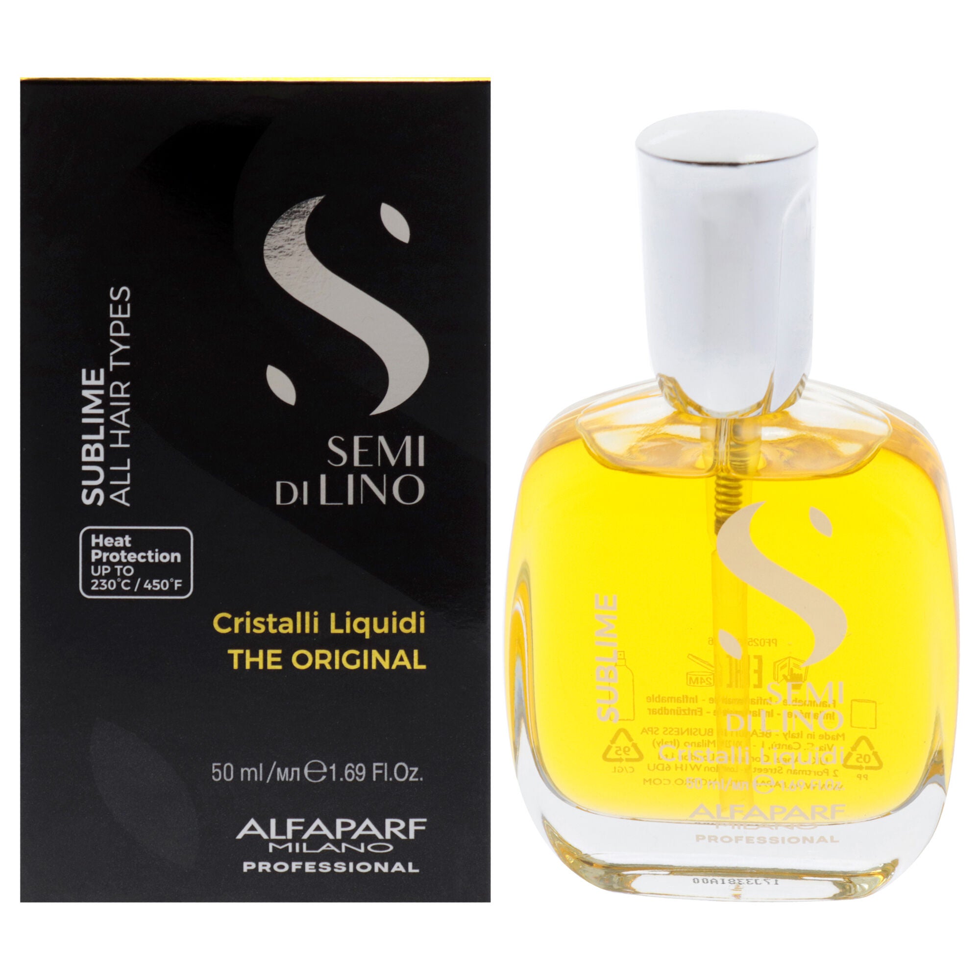 Semi Di Lino Sublime Cristalli Liquidi by Alfaparf Milano for Unisex - 1.69 oz Treatment, See Description, hi-res image number 0