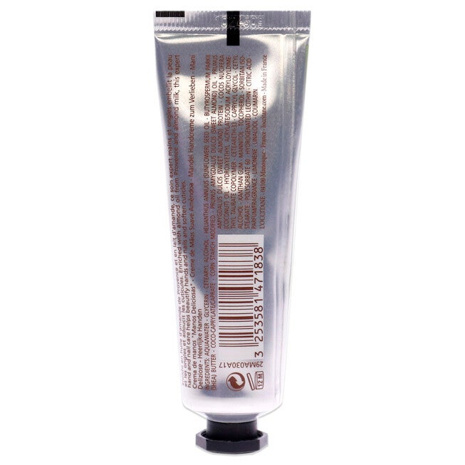 Almond Delicious Hands Cream by LOccitane for Unisex - 1 oz Cream, See Description, alternate image number 1