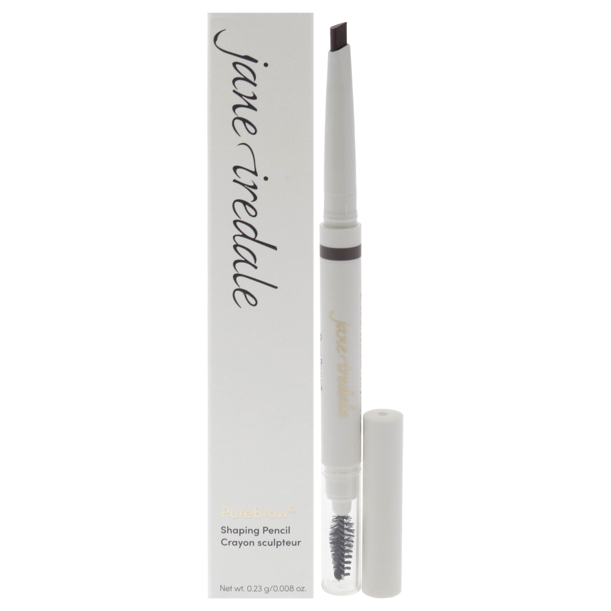 PureBrow Shaping Pencil - Medium Brown by Jane Iredale for Women - 0.008 oz Eyebrow, See Description, hi-res image number 0