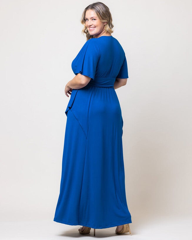Indie Flair Maxi Dress, Cobalt Blue, alternate image number null