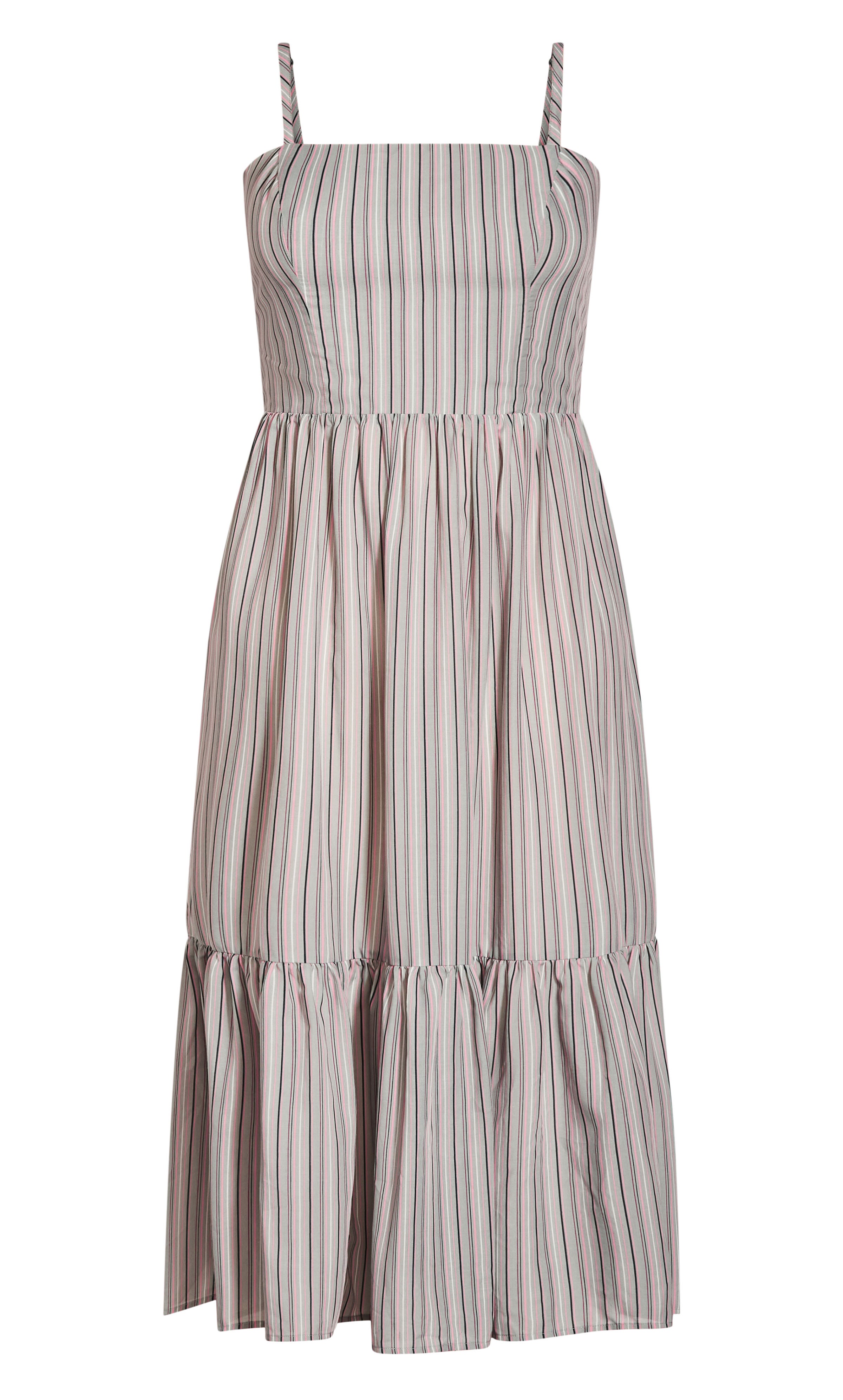 Stripe Swish Maxi Dress - sage, , alternate image number 3